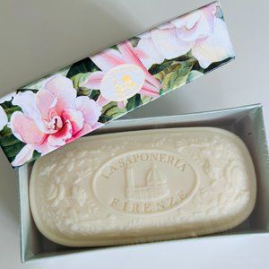 LA SAPONERIA "Gardenia" Italian Scented Soap Gift Box NWOT